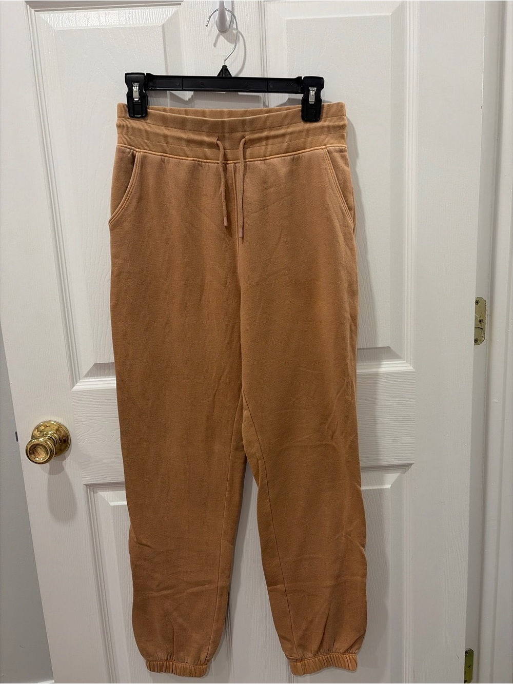 Cozy Caramel Lightweight Drawstring Joggers